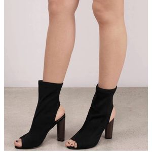 Black booties/ heels